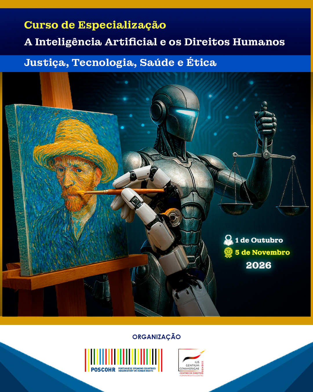 Curso - A Inteligência Artificial e os Direitos Humanos: Justiça, Tecnologia, Saúde e Ética